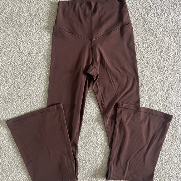 Aerie Brown Flare Leggings - Picture 1 of 2